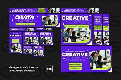 Creative Agency Banners Ad Template