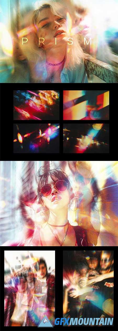 Prism Effect with Light Leak Overlay
