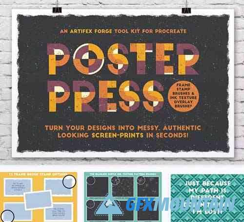 Poster Press – Procreate Screen Print Creator