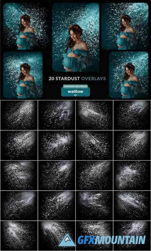 Stardust glitter magical dust Transparent Overlay