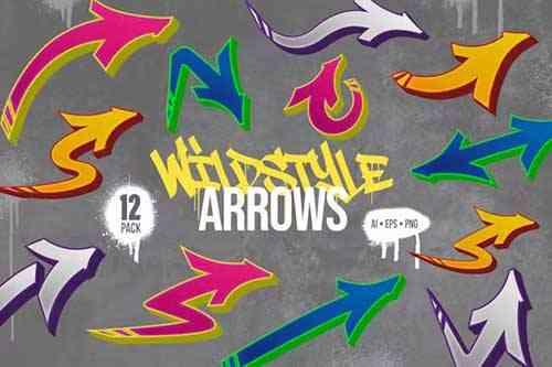 Wildstyle Graffiti Arrows Pack