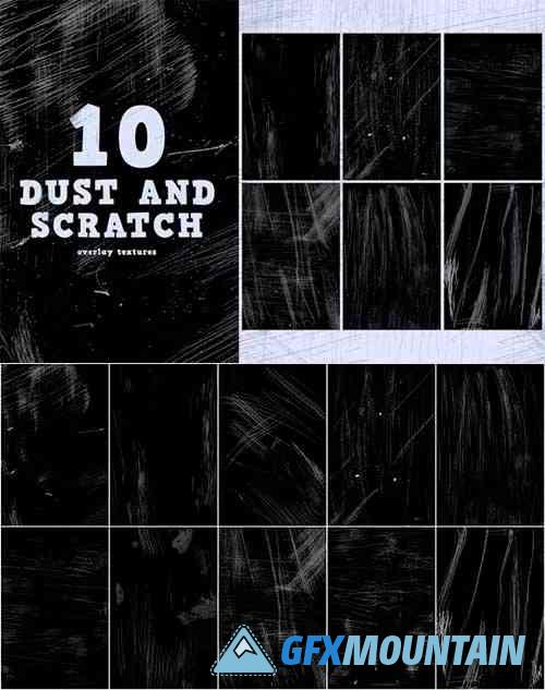Grunge Dust And Scratch Texture Overlays