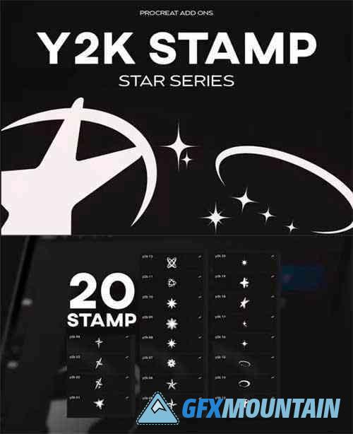 Y2K Star Stamp