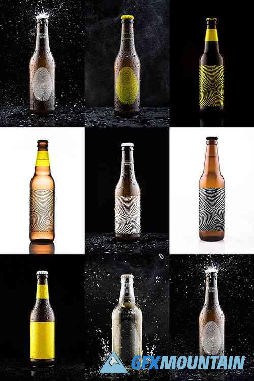 Beer Bottle Mock-Up Set