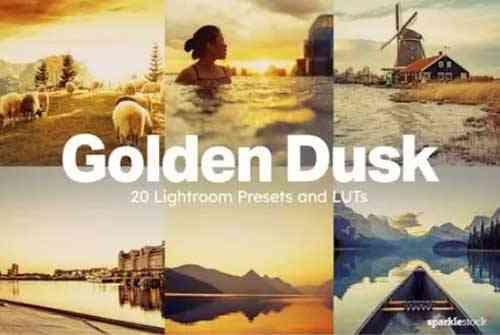 Golden Dusk Lightroom Presets LUTs