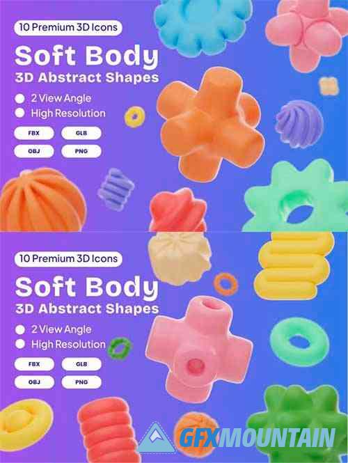 Soft Body 3D Abstract