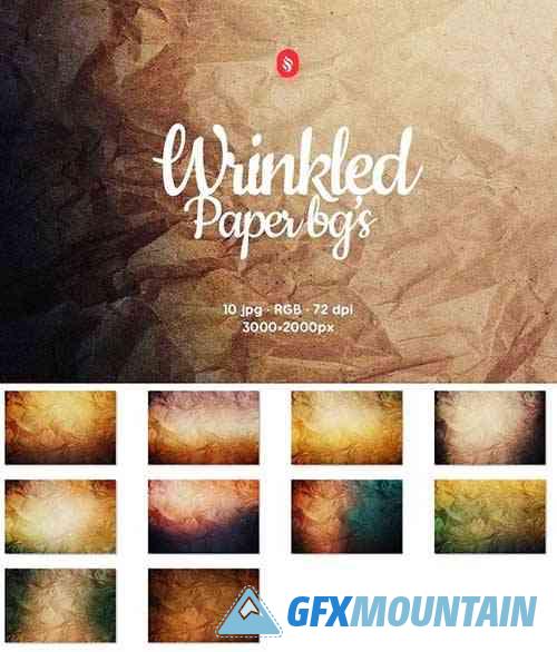 Wrinkled Paper Backgrounds