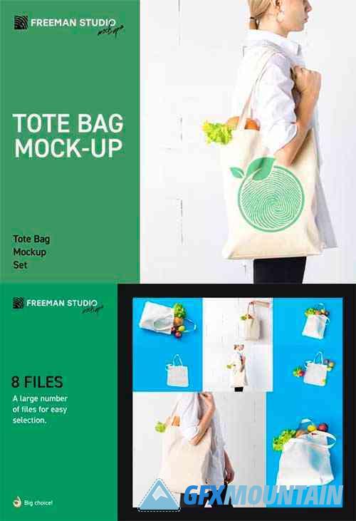Tote Bag Mock-Up Set