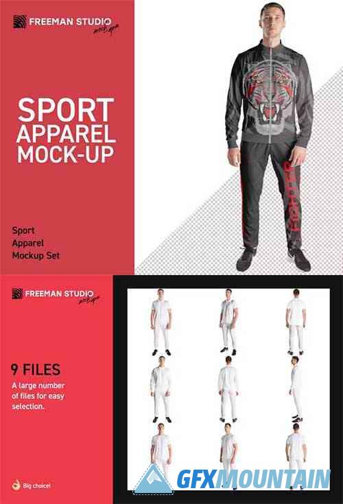 Sport Apparel Mock-Up Set