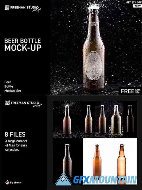 Beer Bottle Mock-Up Set
