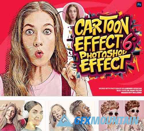 Cartoon Effect 6 Photoshop Action