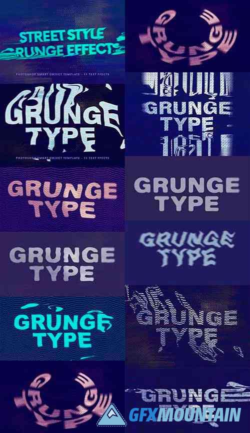 Grunge Street Style Text Effects