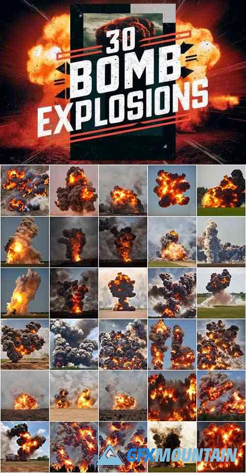 Bomb Explosion Overlays