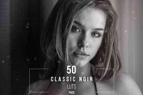 50 Classic Noir LUT and Presets Collection