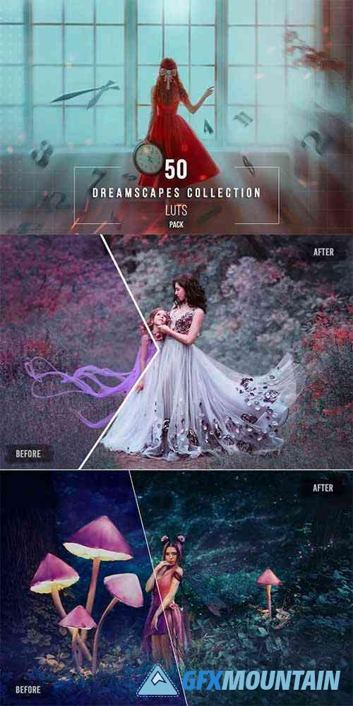 50 Dreamscapes LUT and Presets Collection