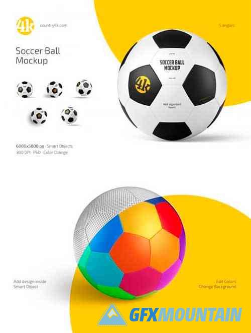 Soccer Ball Mockup Set