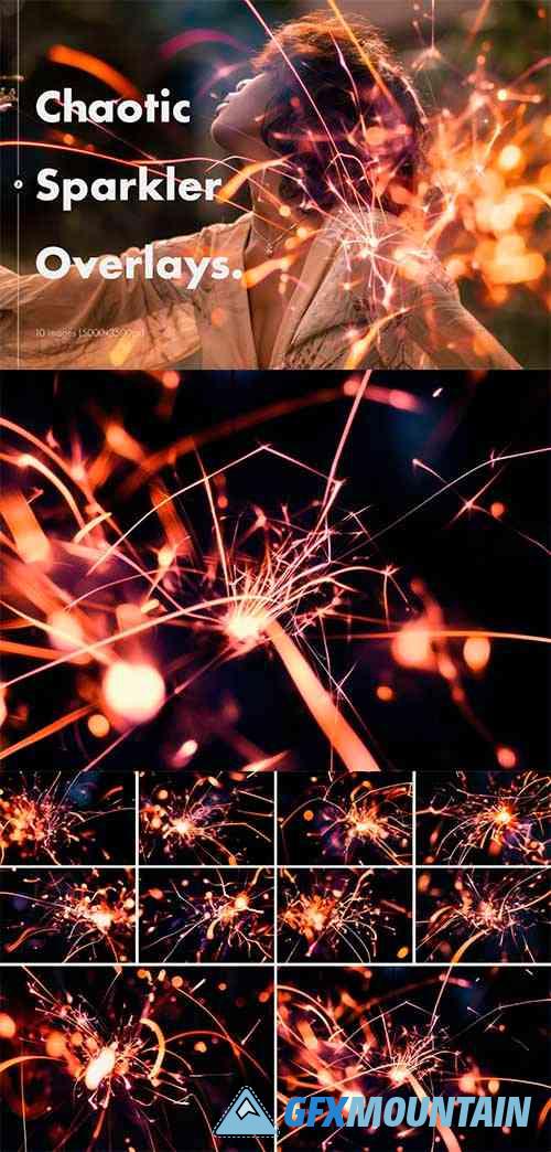 Chaotic Sparkler Overlays