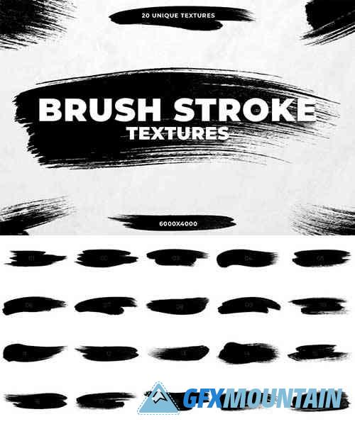 20 Brush Stroke Textures