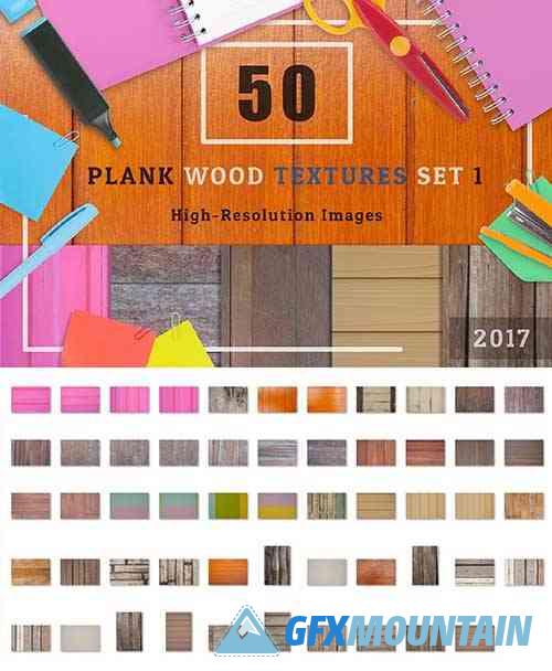 Plank Wood Textures Set