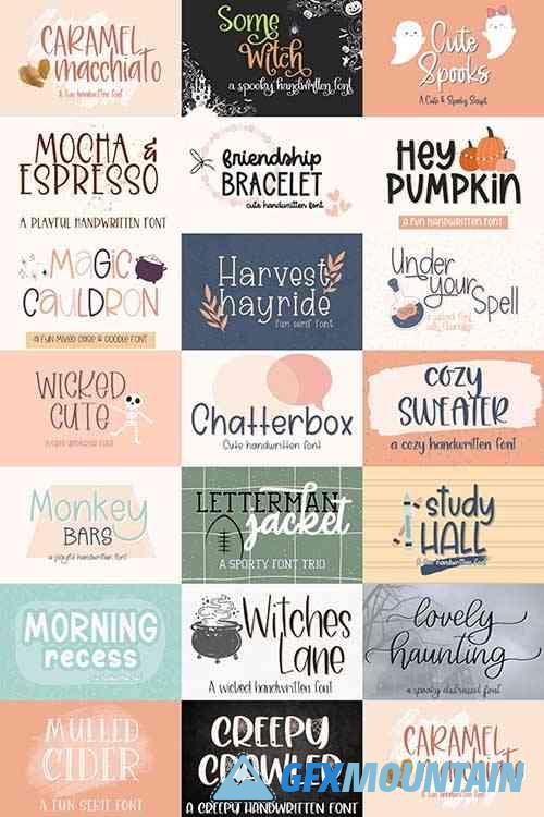 Fall Fun Font Bundle