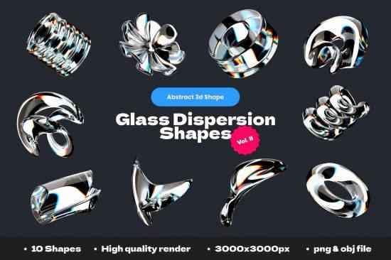 3d Glass Dispersion