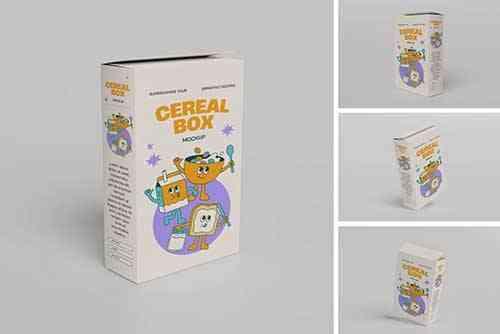 Cereal Box Mockup