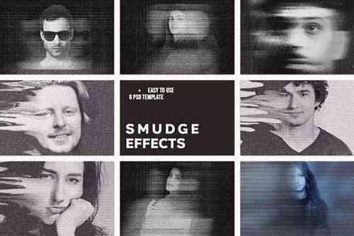 Smudge Photocopy Scan Effect