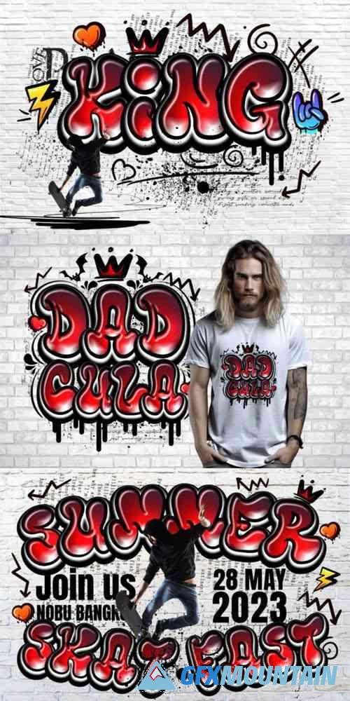 King Graffiti Font