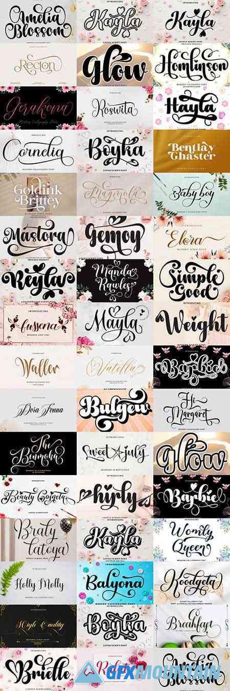 Kayla Font Bundle