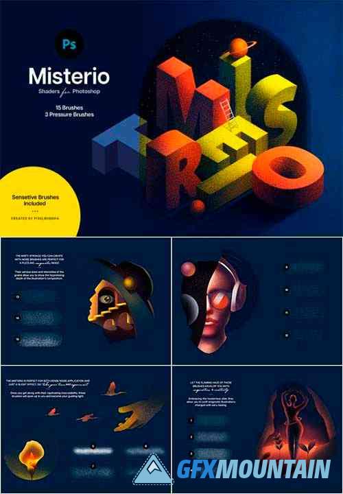 Misterio Shader Photoshop Brushes