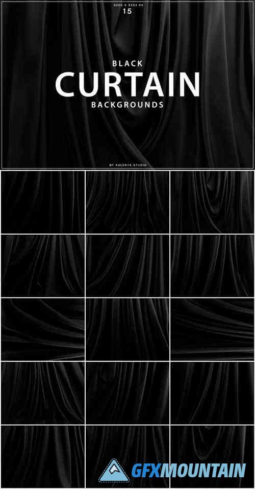 Black Curtain Backgrounds