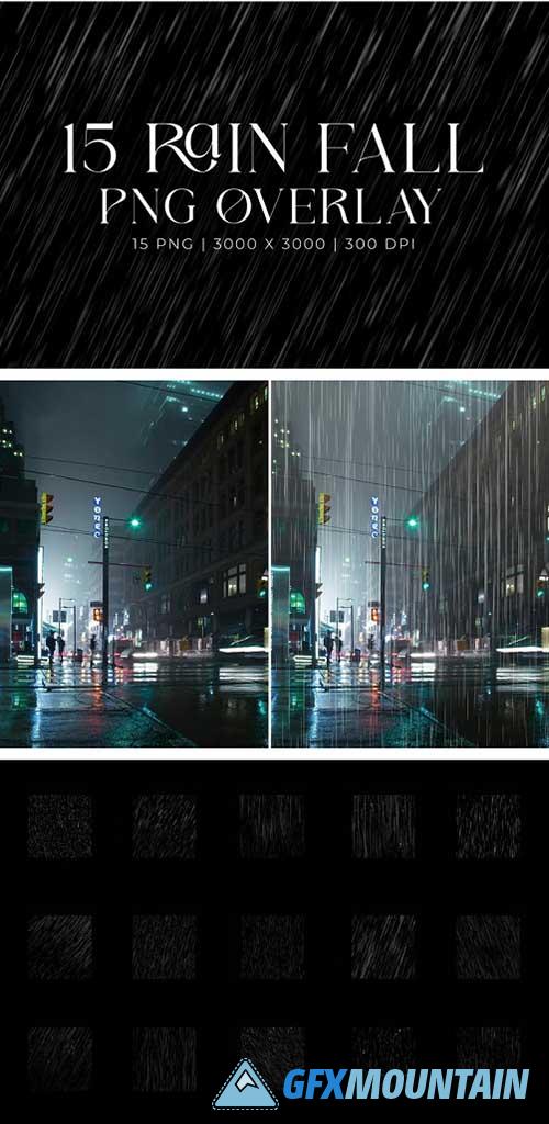 Rain Fall Overlays