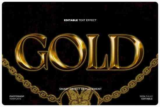 Gold Text Effect