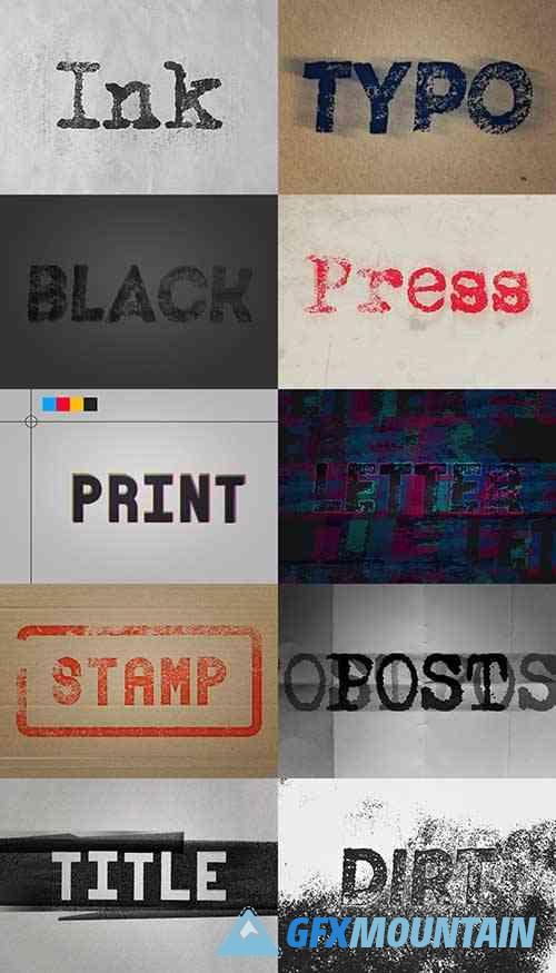 Ink Text Effect