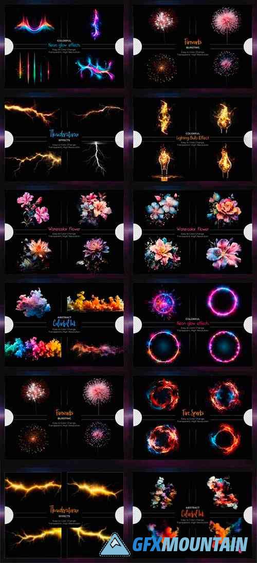 Abstract Colorful PSD Templates Collection