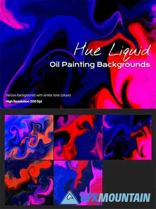 Hue Liquid Oil Painting Backgrounds