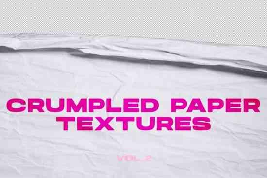 Crumpled Paper Textures VOL. 2