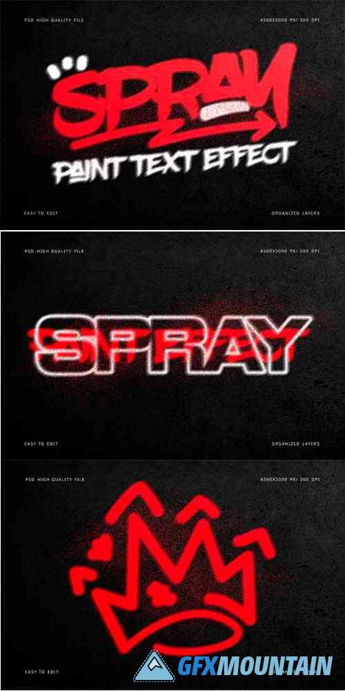 Spray Paint Effects Mockup