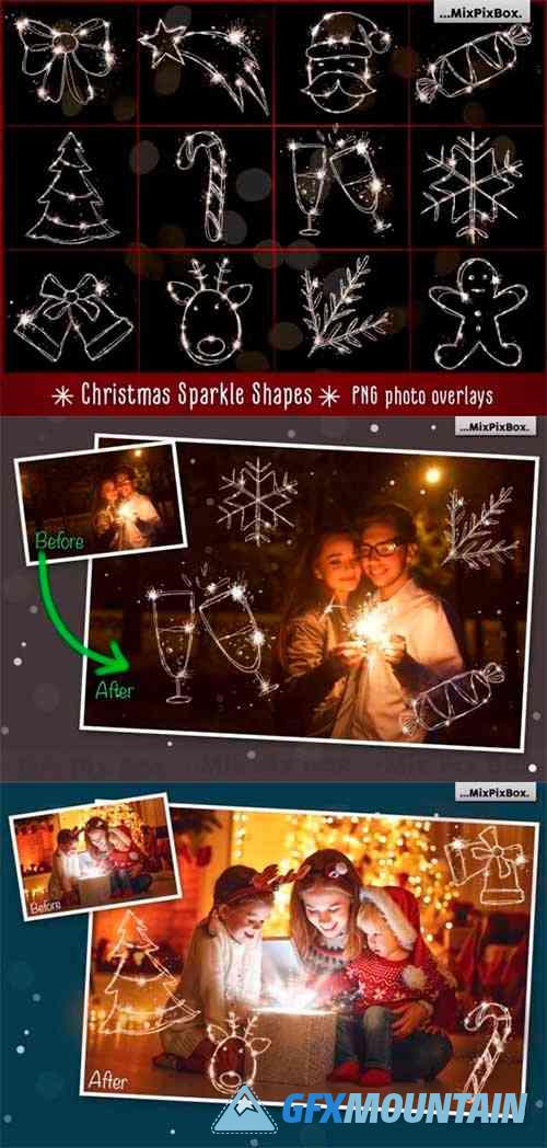 Christmas Sparkle Shapes