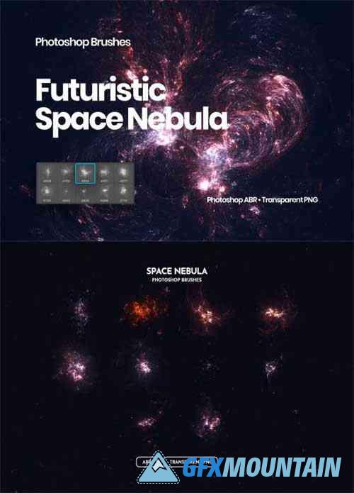 Space Nebula Photoshop Brushes