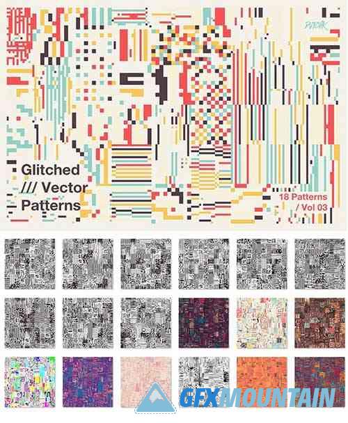 Glitched | Vector Patterns