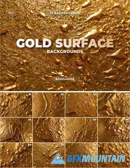 Gold Surface Backgrounds