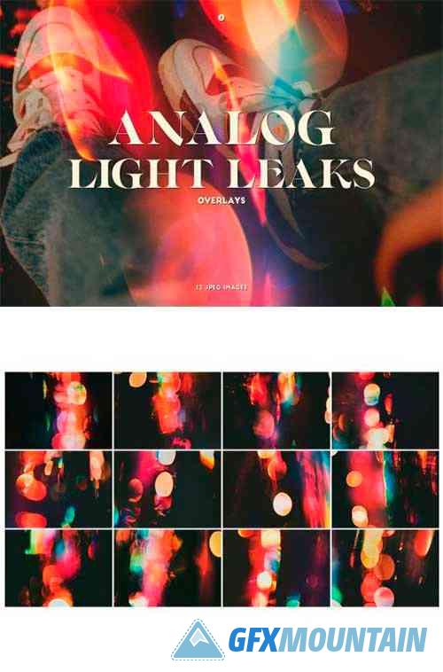 Analog Bokeh Light Leaks Overlays