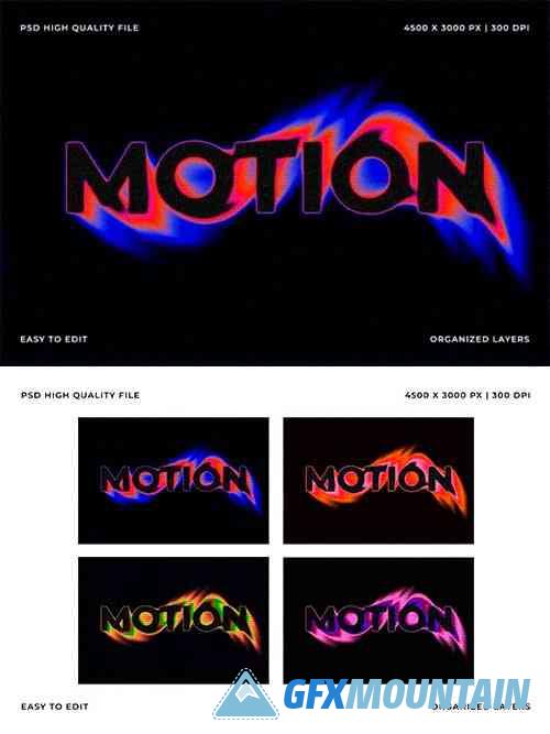 Motion Text Effect