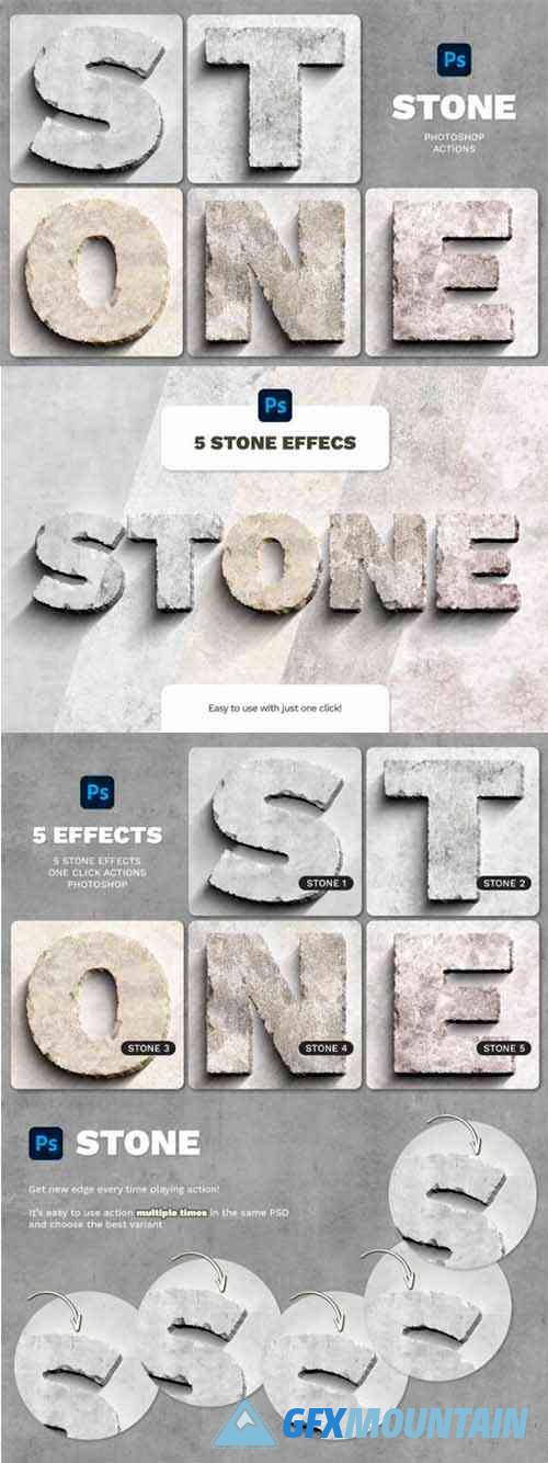 Stone Effect Photoshop Action