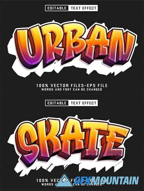 Urban Graffiti Text - Editable Text Effect