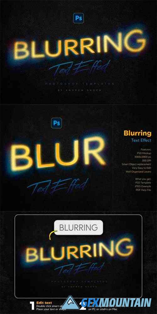 Blurred Text Effect