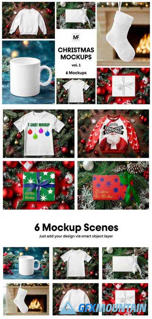 Christmas Mockups Vol1