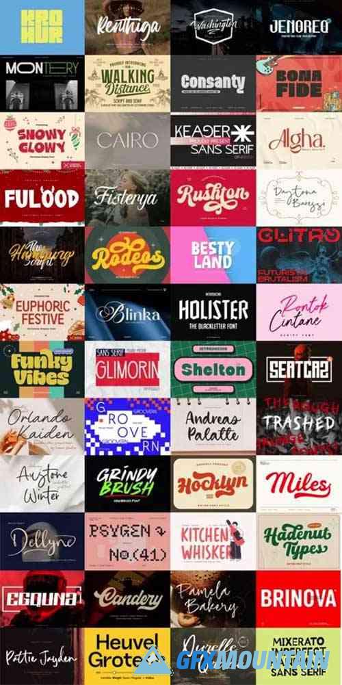 The Amazing Font Bundle