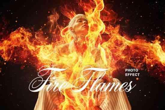 Fire Flames Photo Effect